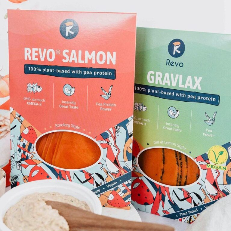 The case was dismissed when Revo™ Salmon's packaging was found to be clear about the product's plant-based nature. Photo © @revo_foods via Instagram