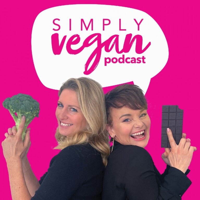 Holly (left) and Debs (right) love cruciferous vegetables, vegan chocolate and people that download their podcast