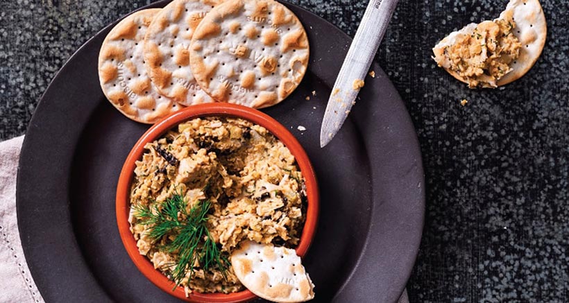 Smoked Vegan Mackerel and Horseradish Pâté 