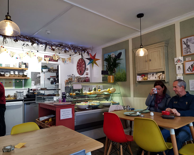 Nourish vegan restaurant in South Devon