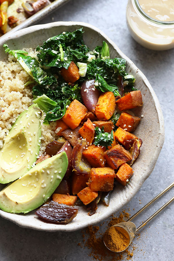 Sweet Potato Vegan Buddha Bowl Recipe