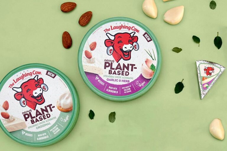 The Laughing Cow first launched vegan versions of its cheese wheels in the US back in 2022. Photo © Bel Brands