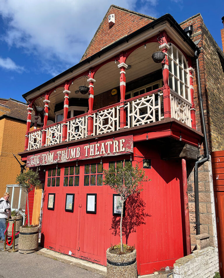 The Tom Thumb Theatre is a 40-seat theatre which hosts regular performances throughout thew week. Photo © Sara Colohan 