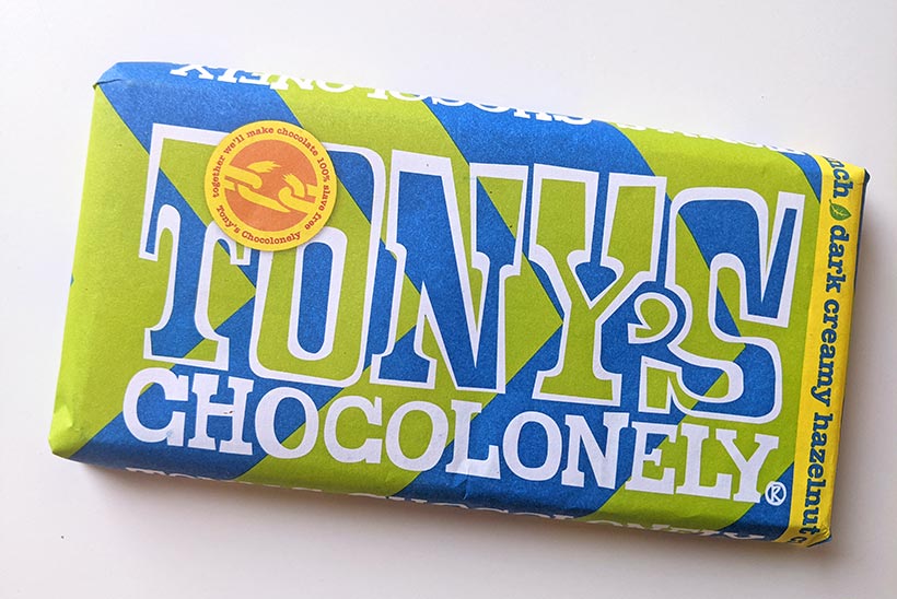 Tony’s Chocolonely Dark Creamy Hazelnut Crunch