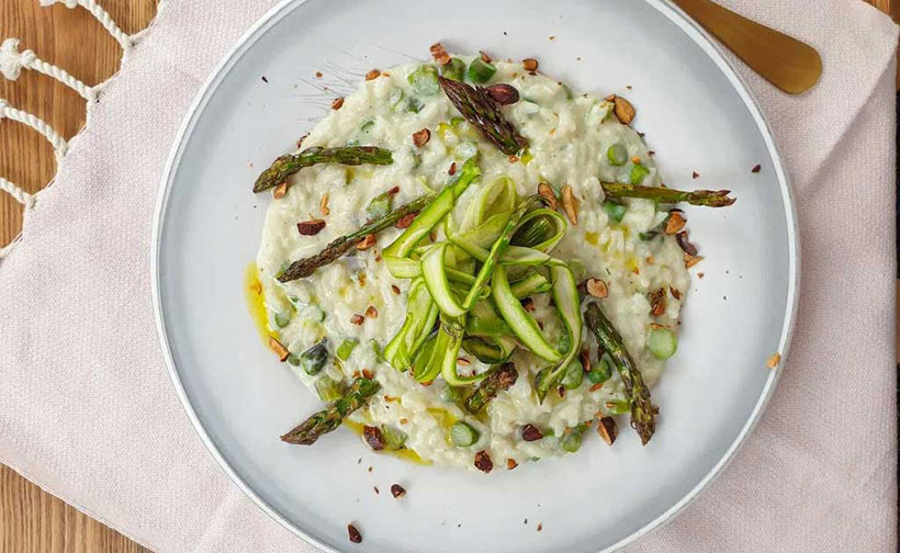 asparagus risotto