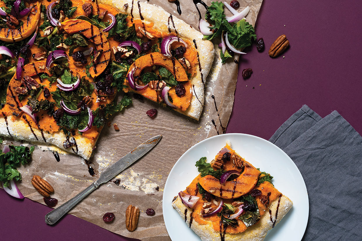 Vegan Butternut Squash Pizza