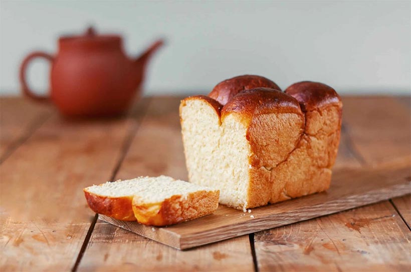 Vegan brioche loaf