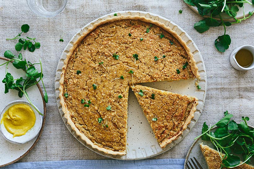  Vegan Tofu & Mushroom Pie