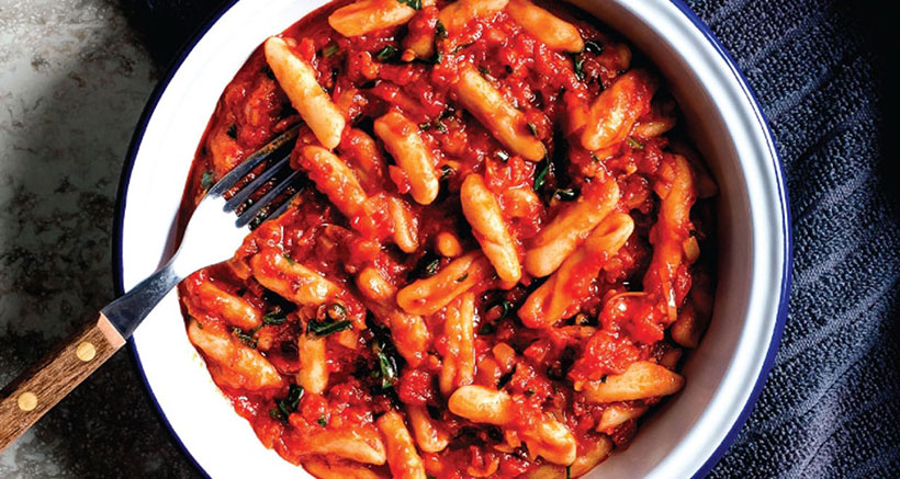 Vegan Cavatelli Arrabbiata 