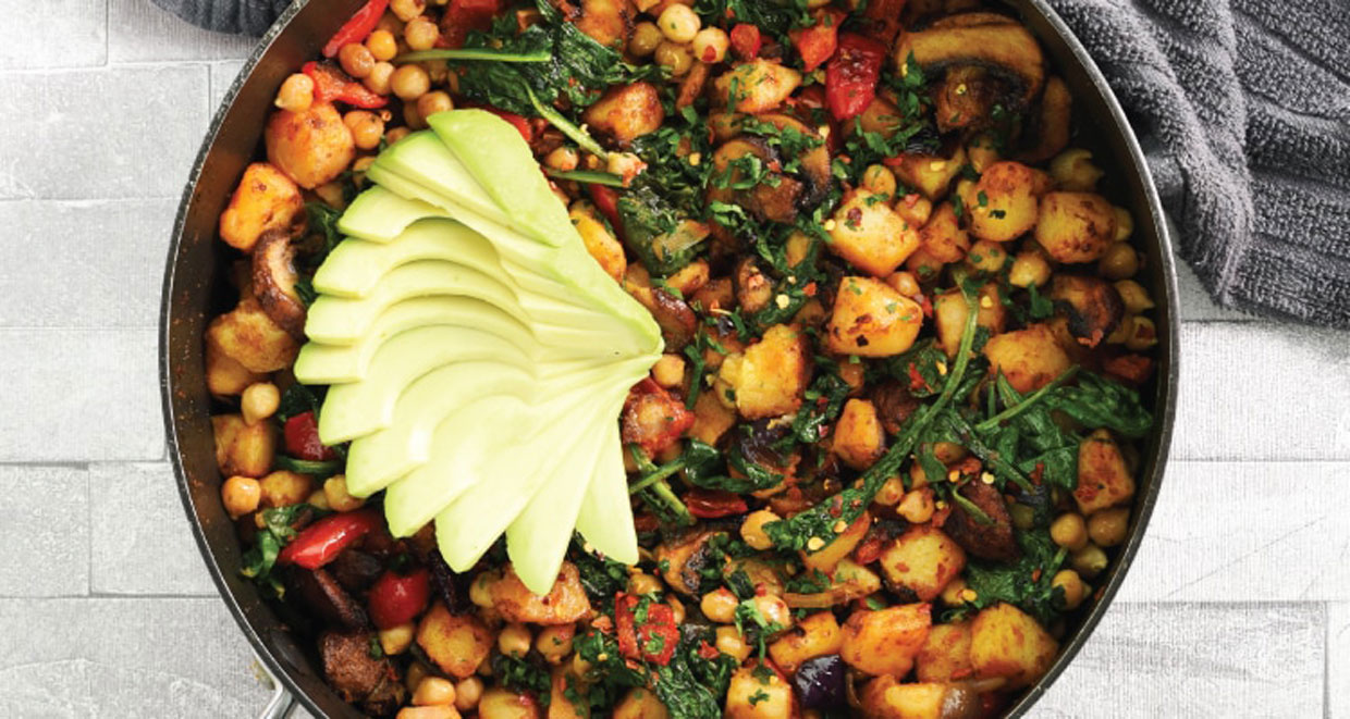 Vegan Chickpea & Potato Hash