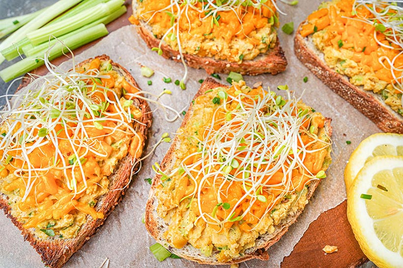 Chickpea Tuna Melt 