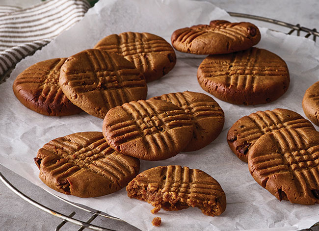 Vegan Chocolate Chip & Peanut Butter Cookies