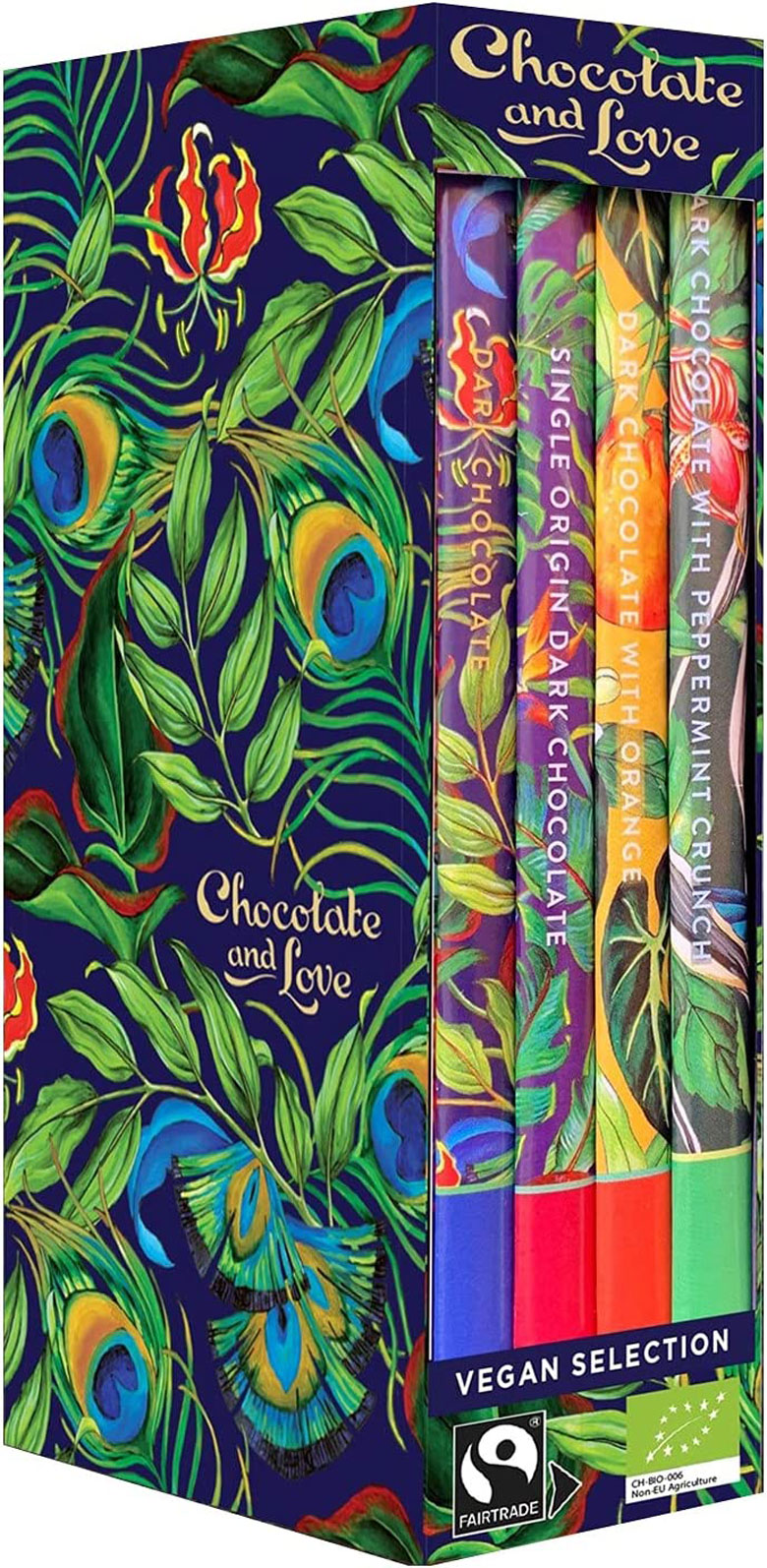 Vegan chocolate library gift set