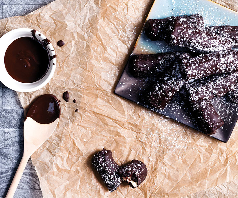 chocolate mini rolls