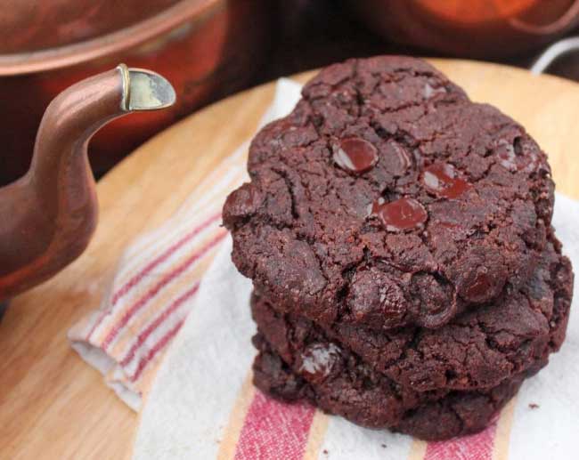 Double Chocolate Sriracha Cookies