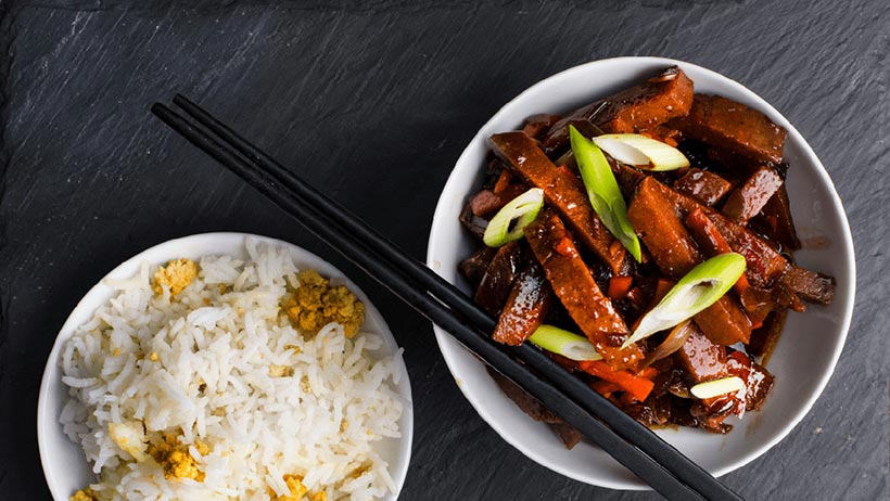 Vegan Crispy Chilli Beef - vegan Chinese recipes 