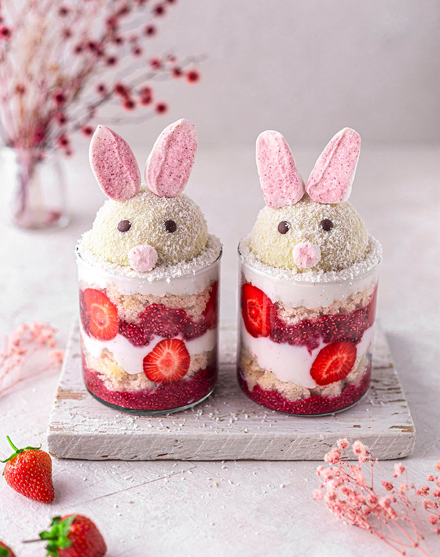 Vegan Easter Bunny Trifle Recipe