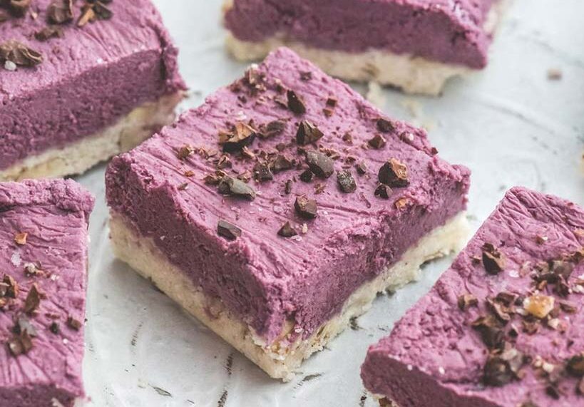 Gluten-free Blackberry Coconut Bars