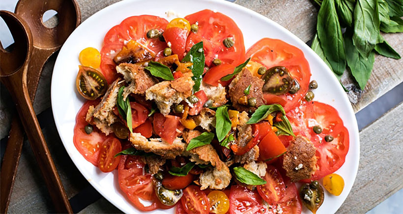 Vegan Heritage Tomato Panzanella 