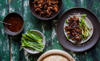 Duck Pancakes with Jackfruit