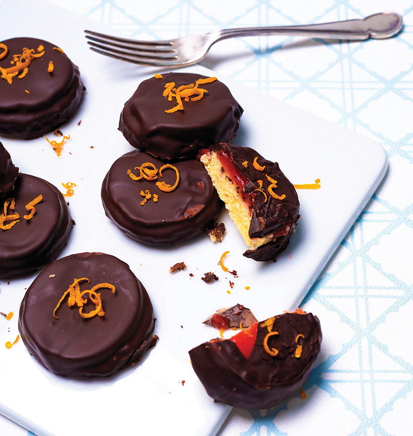 vegan jaffa cakes