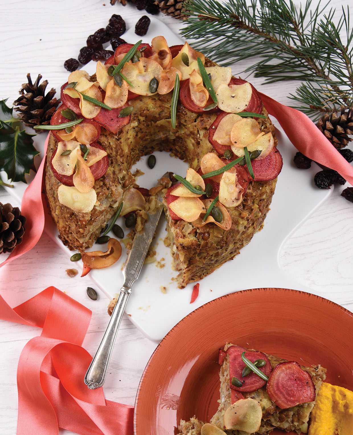 Lentil and Parsnip Wreath