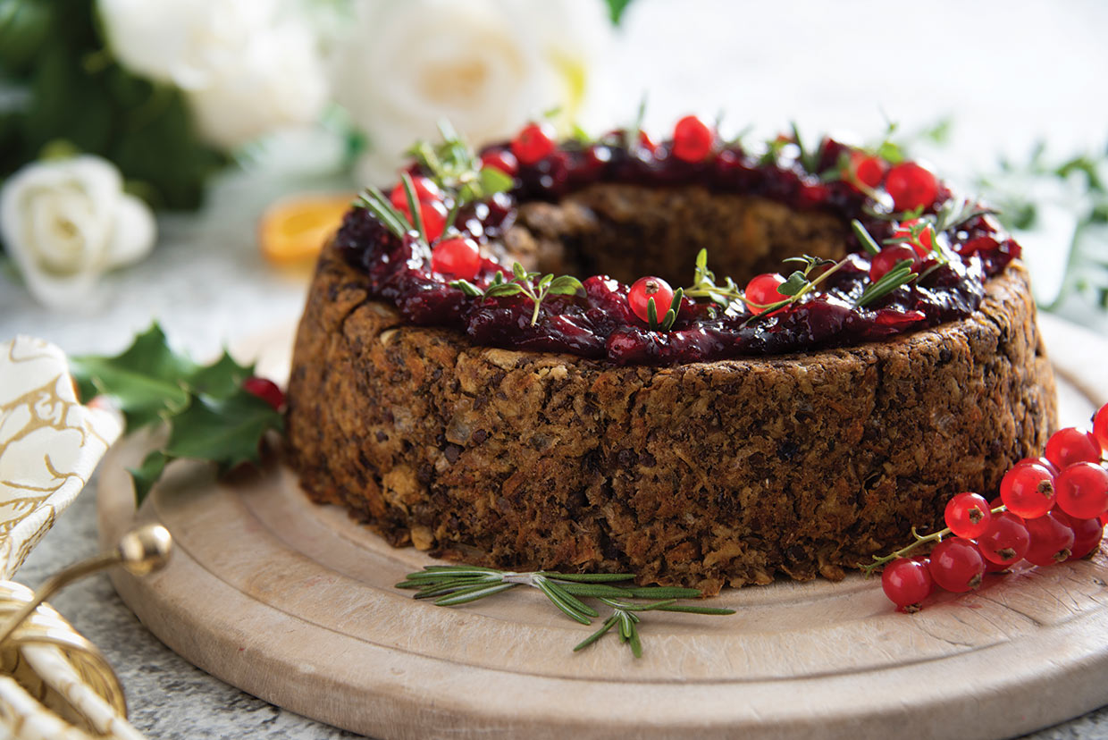 Nut-Free Lentil Roast Wreath