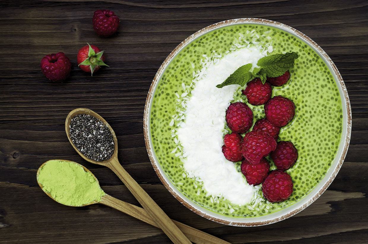 Matcha Green Tea Chia Pudding