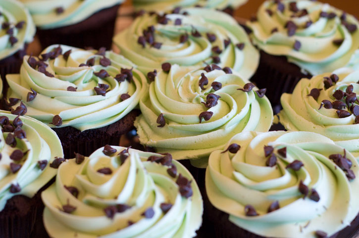 Mint Chocolate Vegan Cupcakes