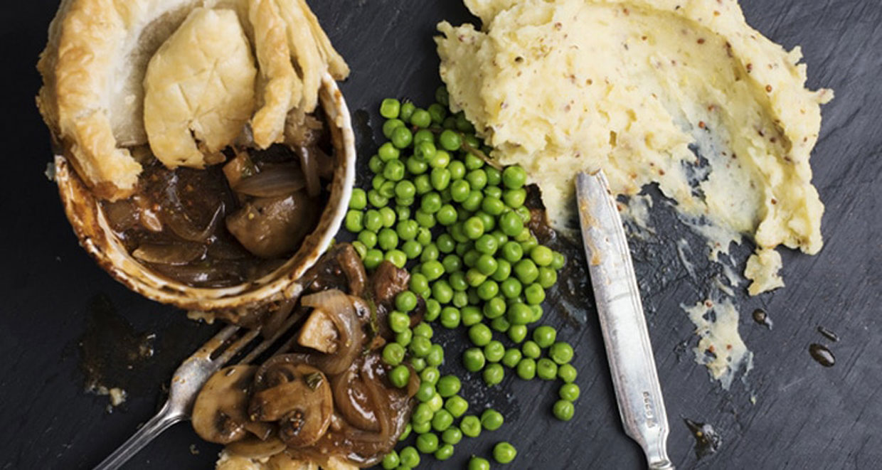 Vegan Guinness & Mushroom Pot Pie