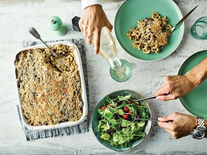 vegan mushroom mac and cheese