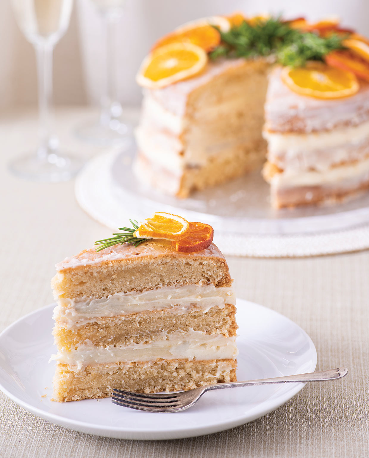 Naked Ginger and Orange Cake