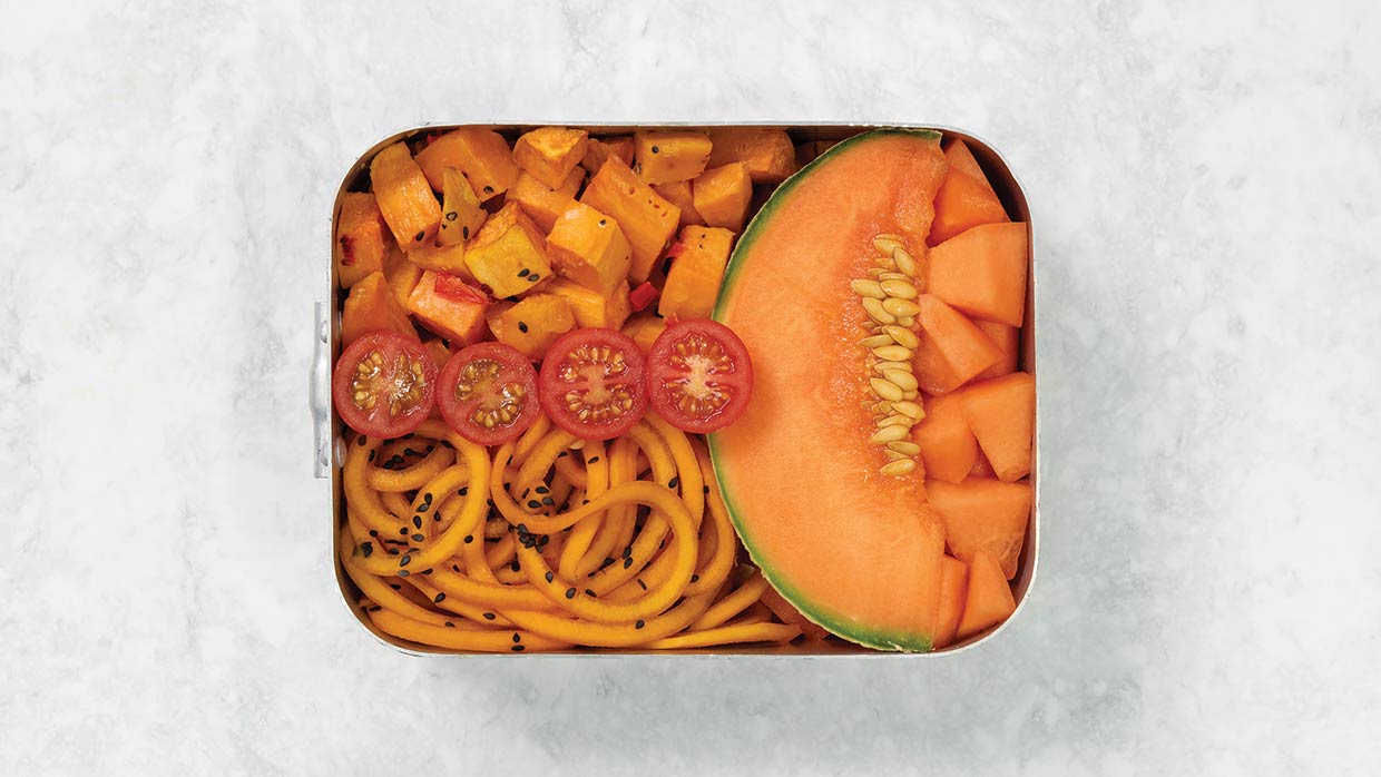 Oriental Orange Vegan Bento Box