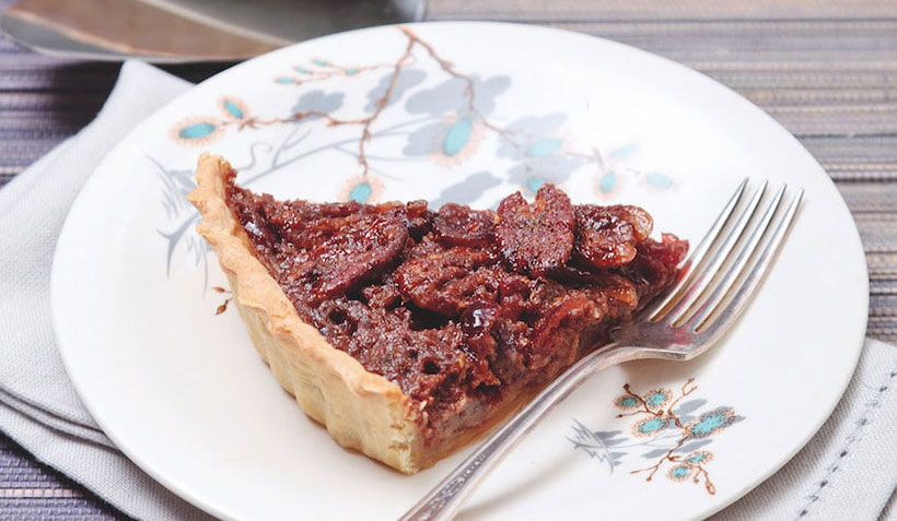 Vegan Cranberry Pecan Pie