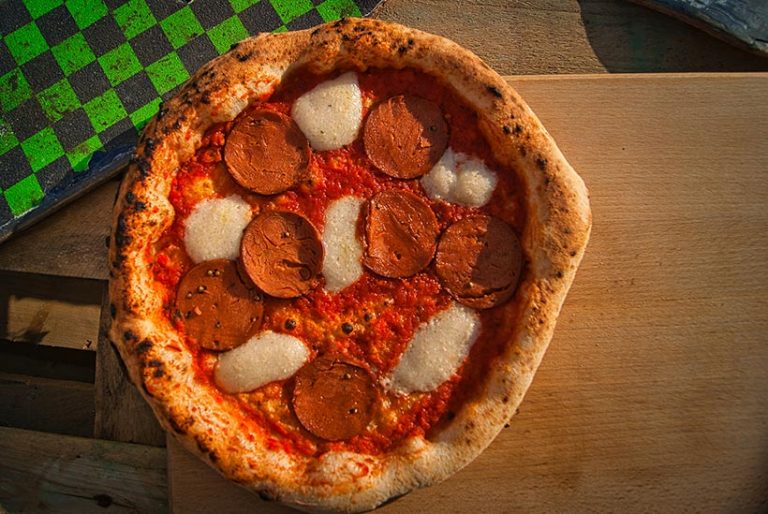 You can even use it to make a realistic vegan pepperoni alternative for pizzas. Image credit: Jeppe Vildbaek via Getty Images