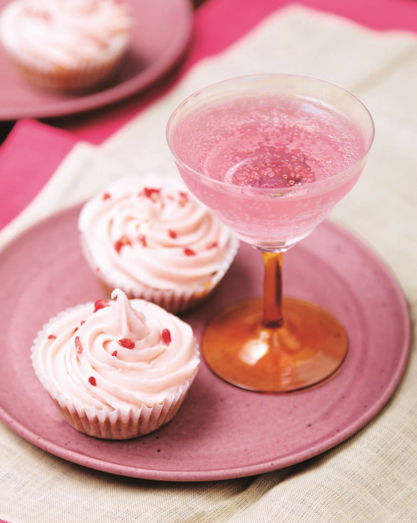 Vegan Pink Champagne Cupcake Recipe