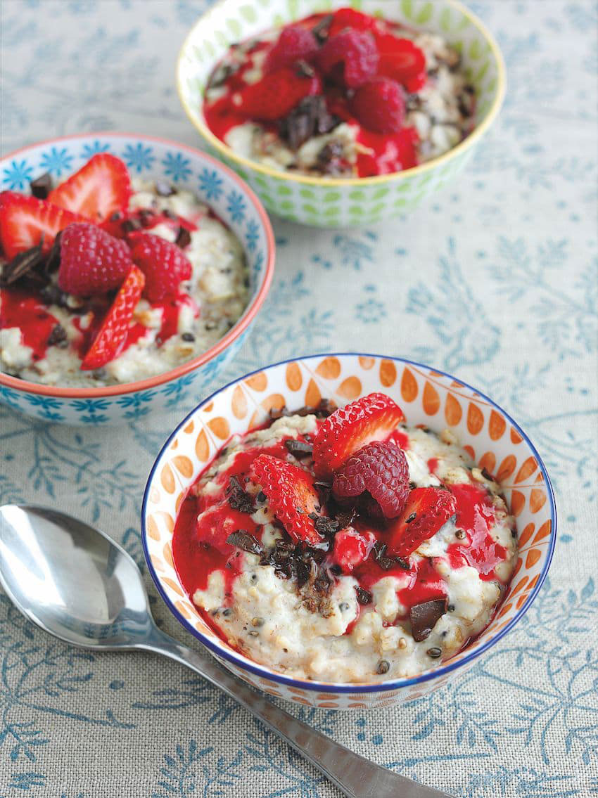 Vegan Porridge with Berries