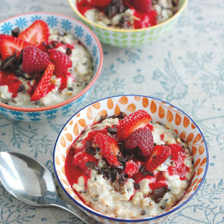 Vegan Porridge with Berries