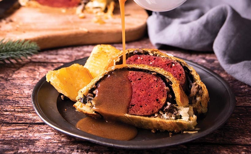 Seitan Wellington - vegan Christmas recipes