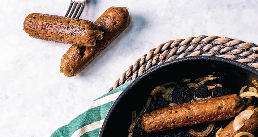 Lincolnshire Vegan Seitan Sausages