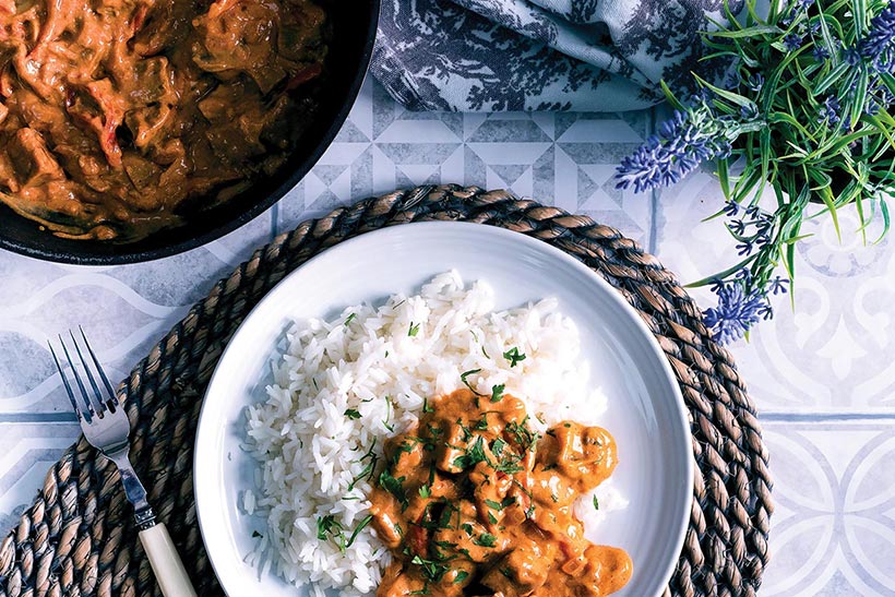 Vegan Seitan Stroganoff