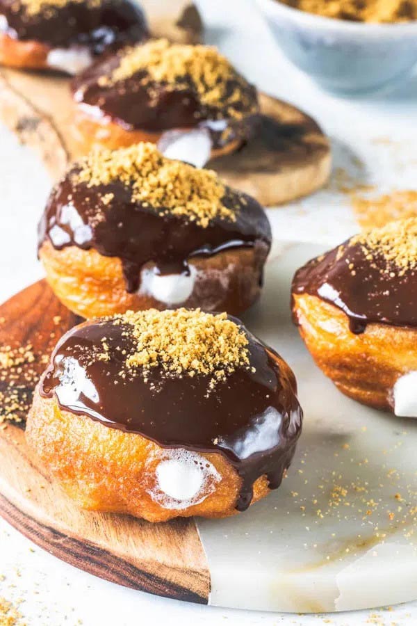 Vegan S'Mores Doughnut