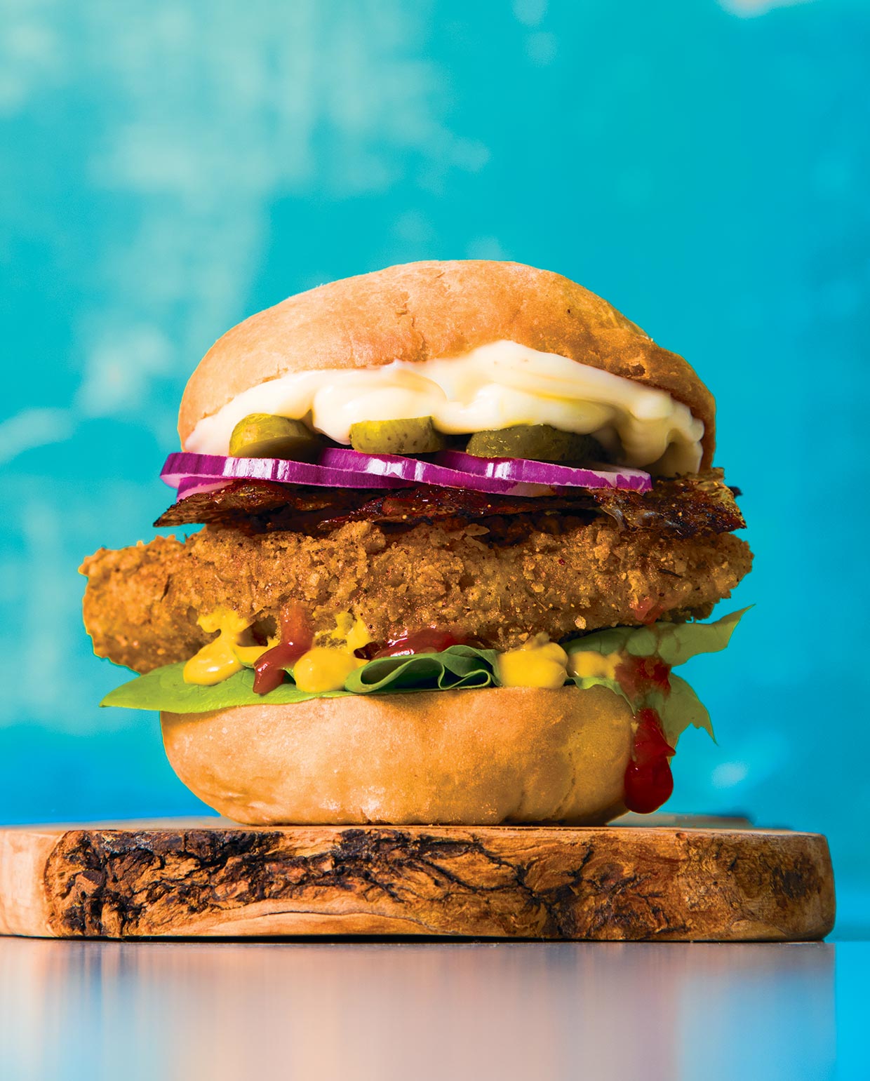 Vegan Southern Fried Chicken Burger