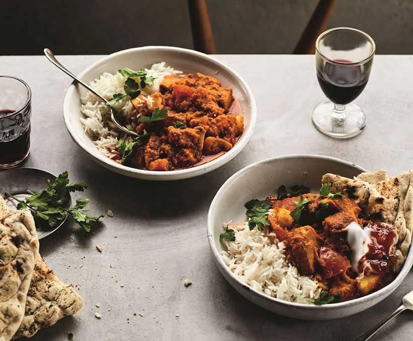 Vegan Tempeh Vindaloo