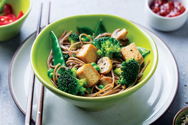 Tofu stir fry is a protein-packed vegan dinner that's ready to eat in minutes and tastes delicious. 