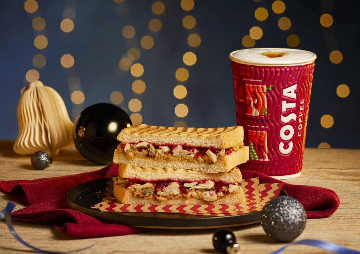 Costa Coffee’s new vegan Christmas options revealed, including a ‘turkey’ toastie