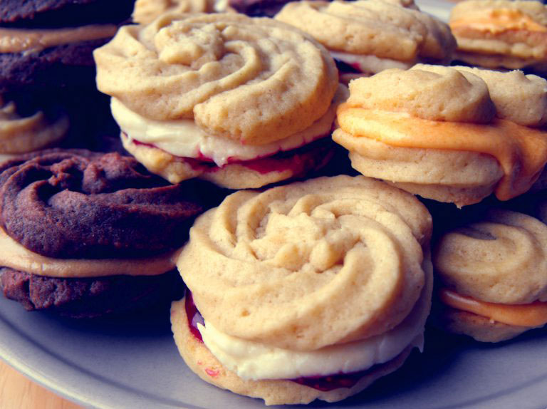 Vegan Viennese whirls