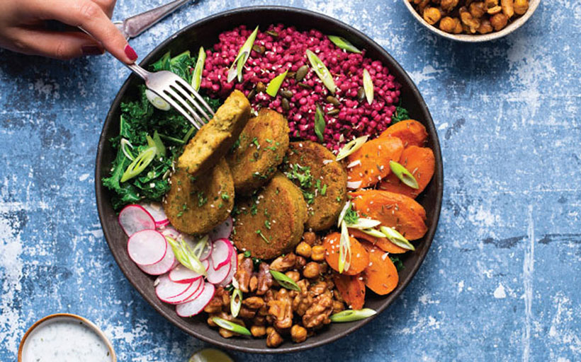 Vegan Winter Moroccan Buddha Bowl 