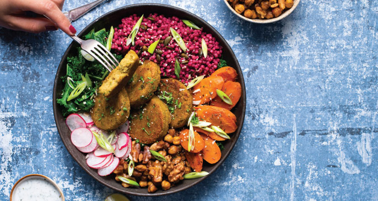 Vegan Winter Moroccan Buddha Bowl