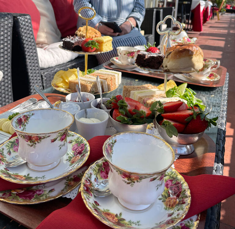 The Walpole Bay Hotel is extremely accommodating for both dogs and humans and offers a spectacular vegan afternoon tea. Photo © Sara Colohan  